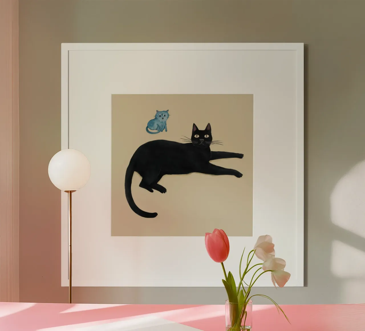 Gatto e topo poster da Lyra Glaze