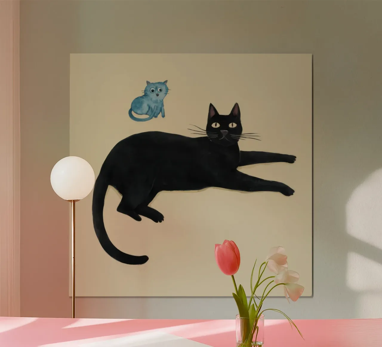 Gatto e topo poster da Lyra Glaze