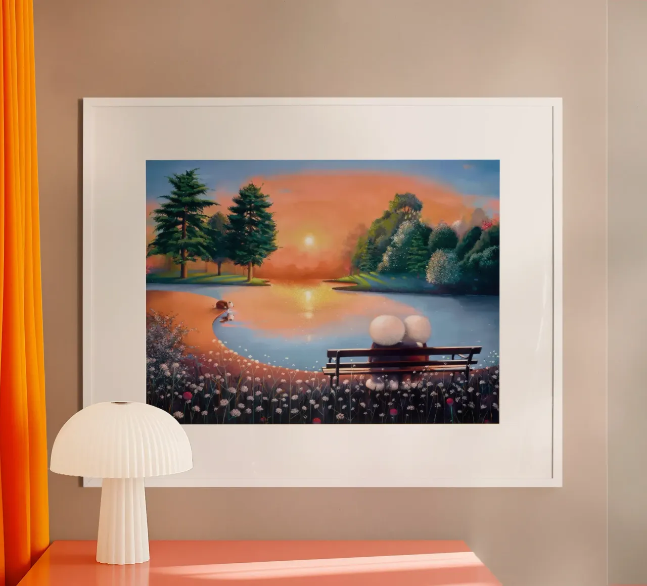 insieme tempo Doug Hyde poster con telaio in plastica da Hyde Hi