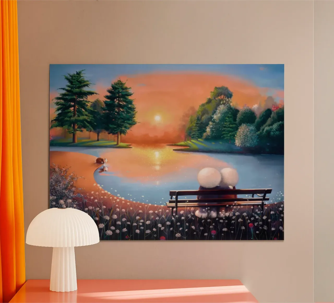 insieme tempo Doug Hyde poster con telaio in plastica da Hyde Hi