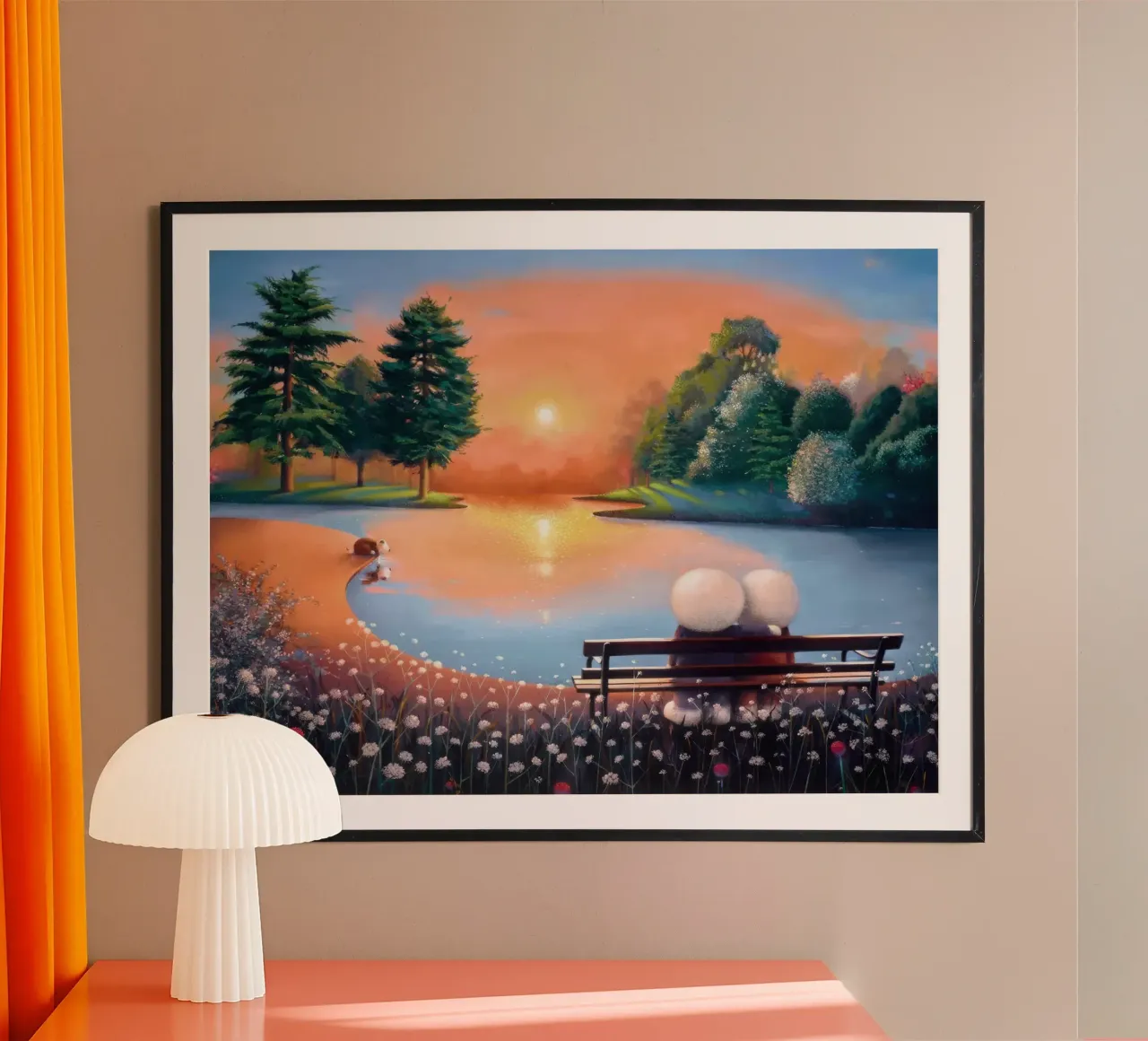 insieme tempo Doug Hyde poster con telaio in plastica da Hyde Hi