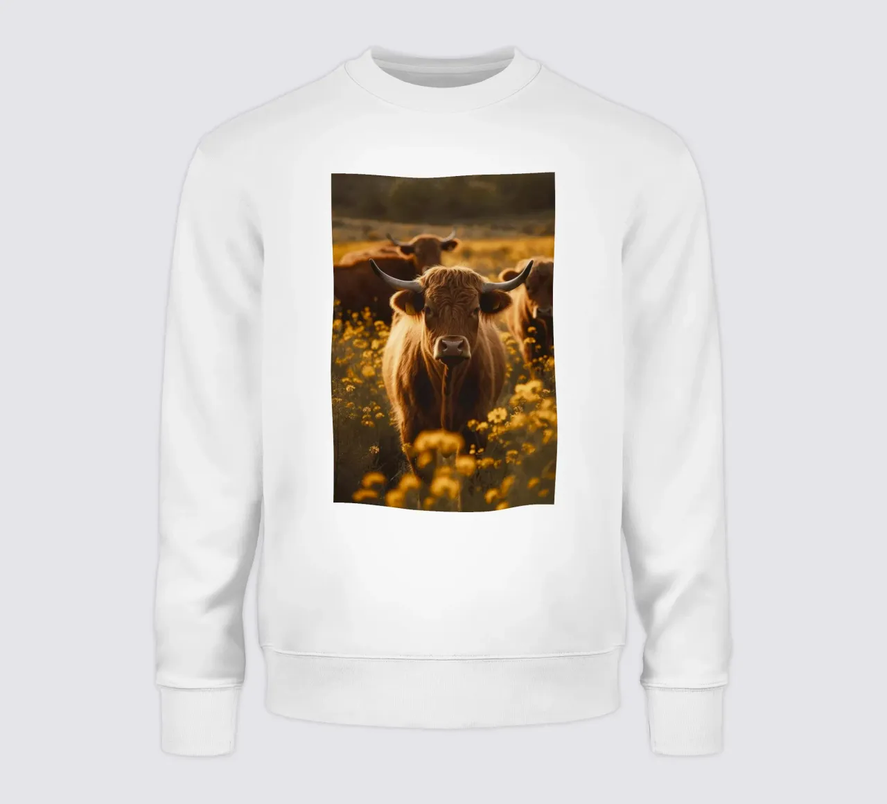 Highland Cows No 1 felpa da treechild