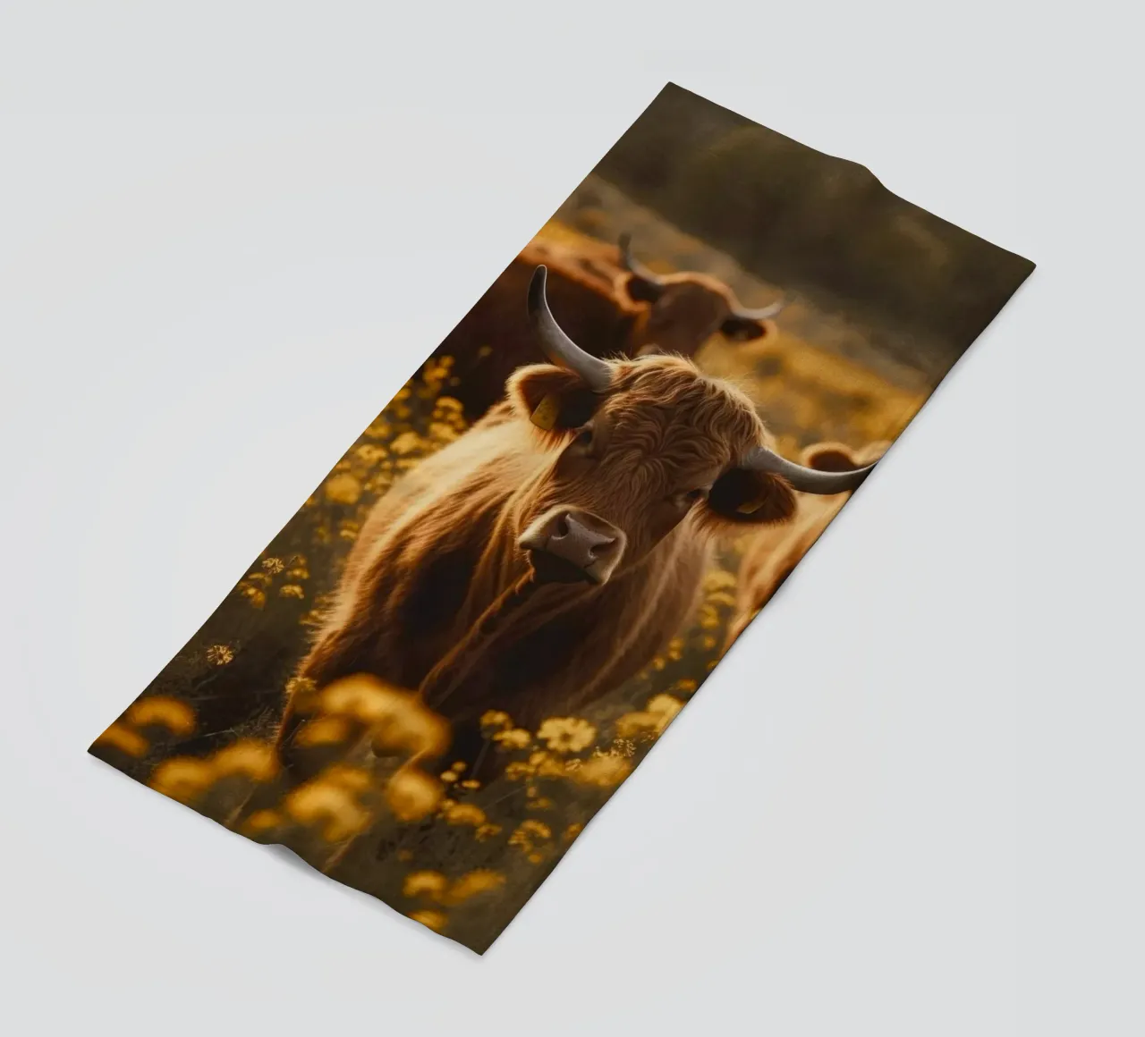 Highland Cows No 1 telo mare da treechild