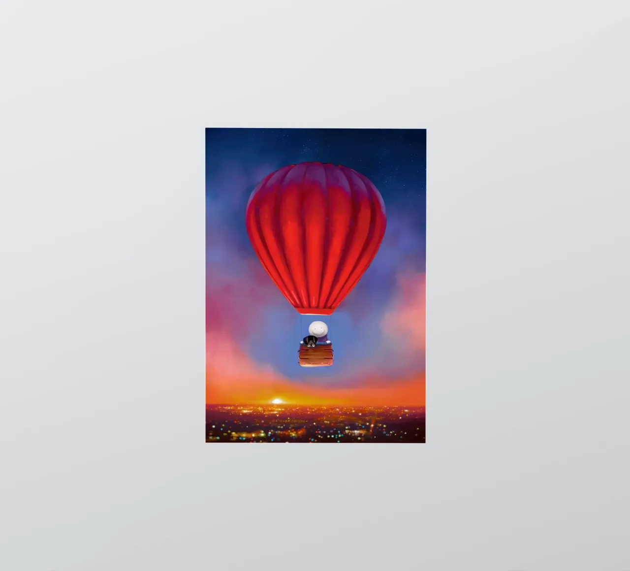 Doug Hyde up pup and away un Sticker von Hyde Hi