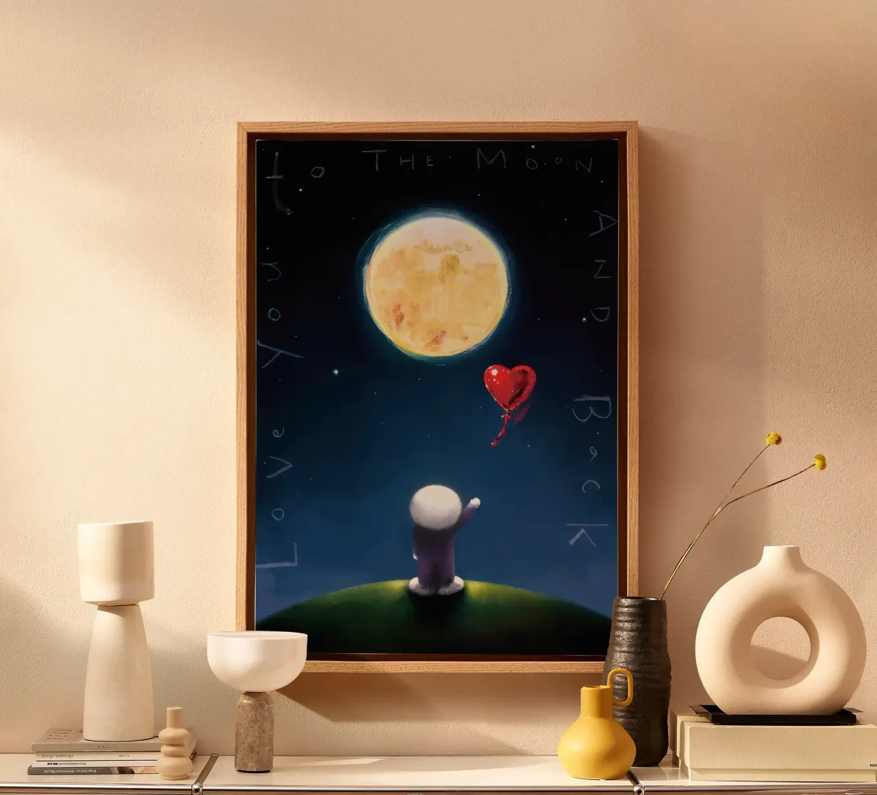 Doug Hyde in luna tela con Cornice a cassetta da Hyde Hi