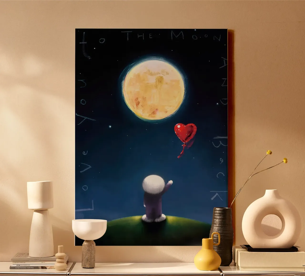 Doug Hyde in luna tela con Cornice a cassetta da Hyde Hi