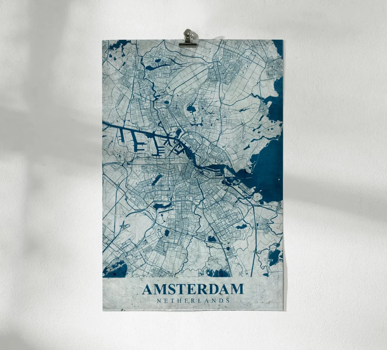 Amsterdam Art Print - Un design urbain pour ta maison poster de CityMapPoster