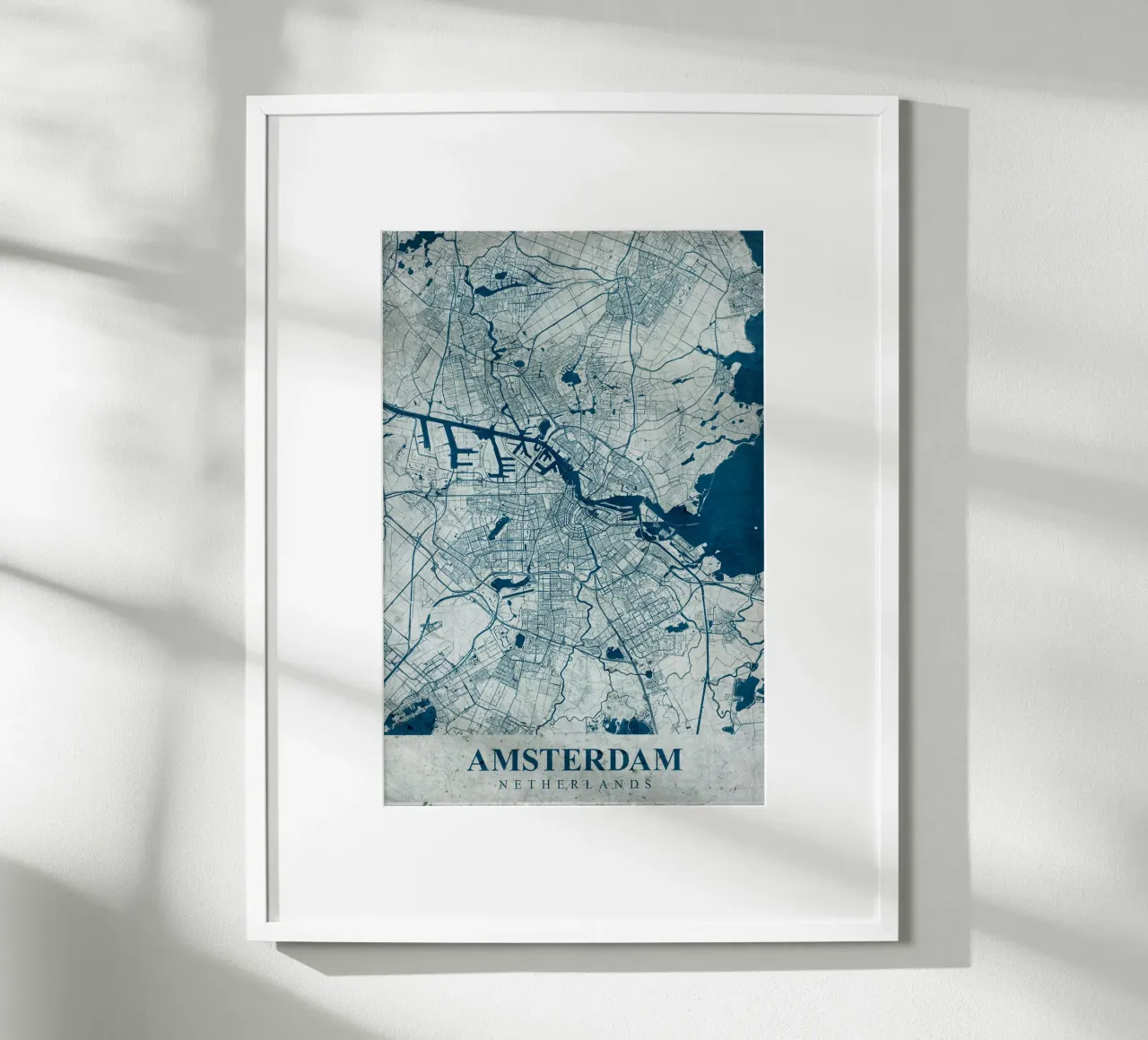 Amsterdam Art Print - Un design urbain pour ta maison poster de CityMapPoster