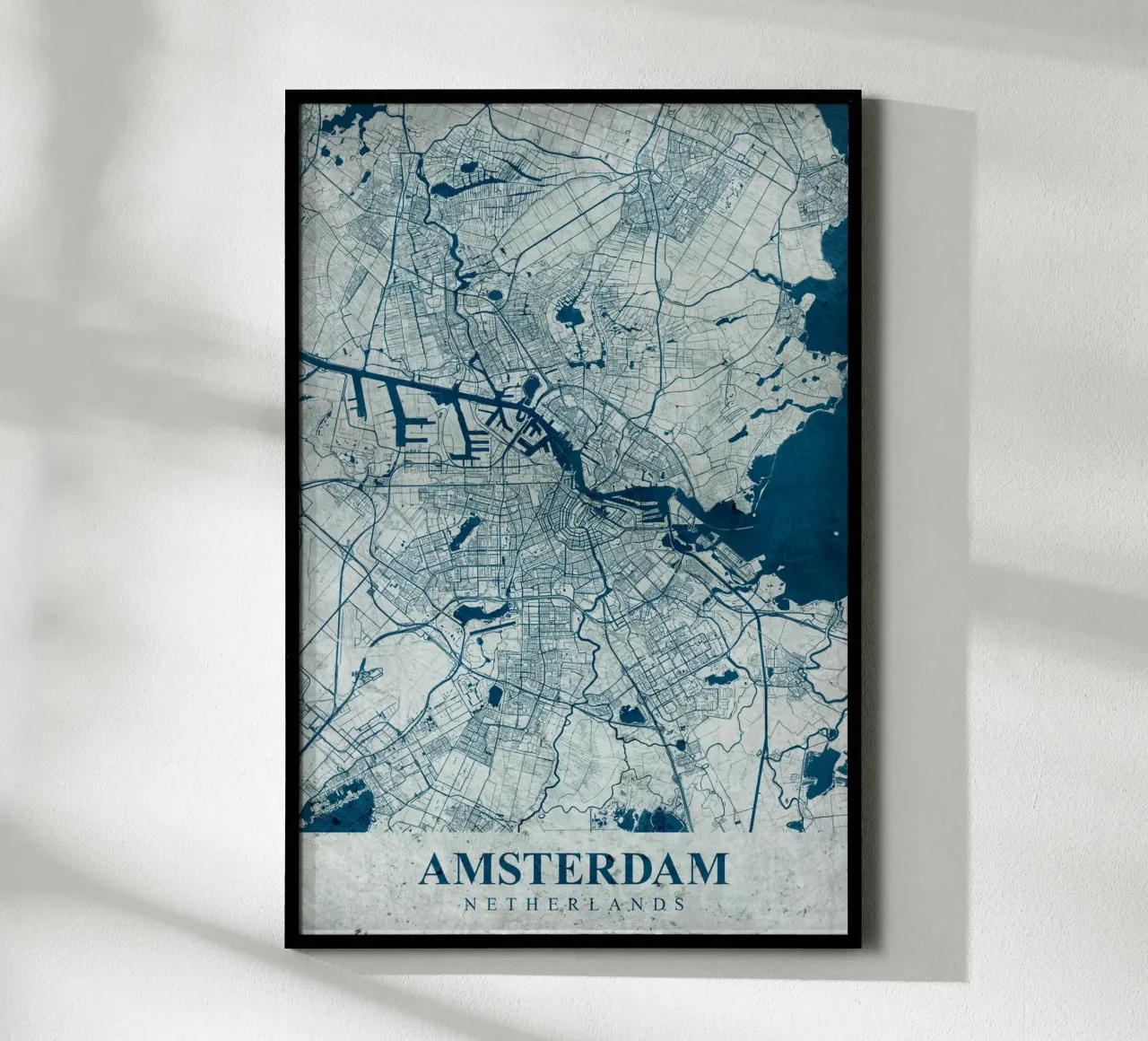 Amsterdam Art Print - Un design urbain pour ta maison poster de CityMapPoster