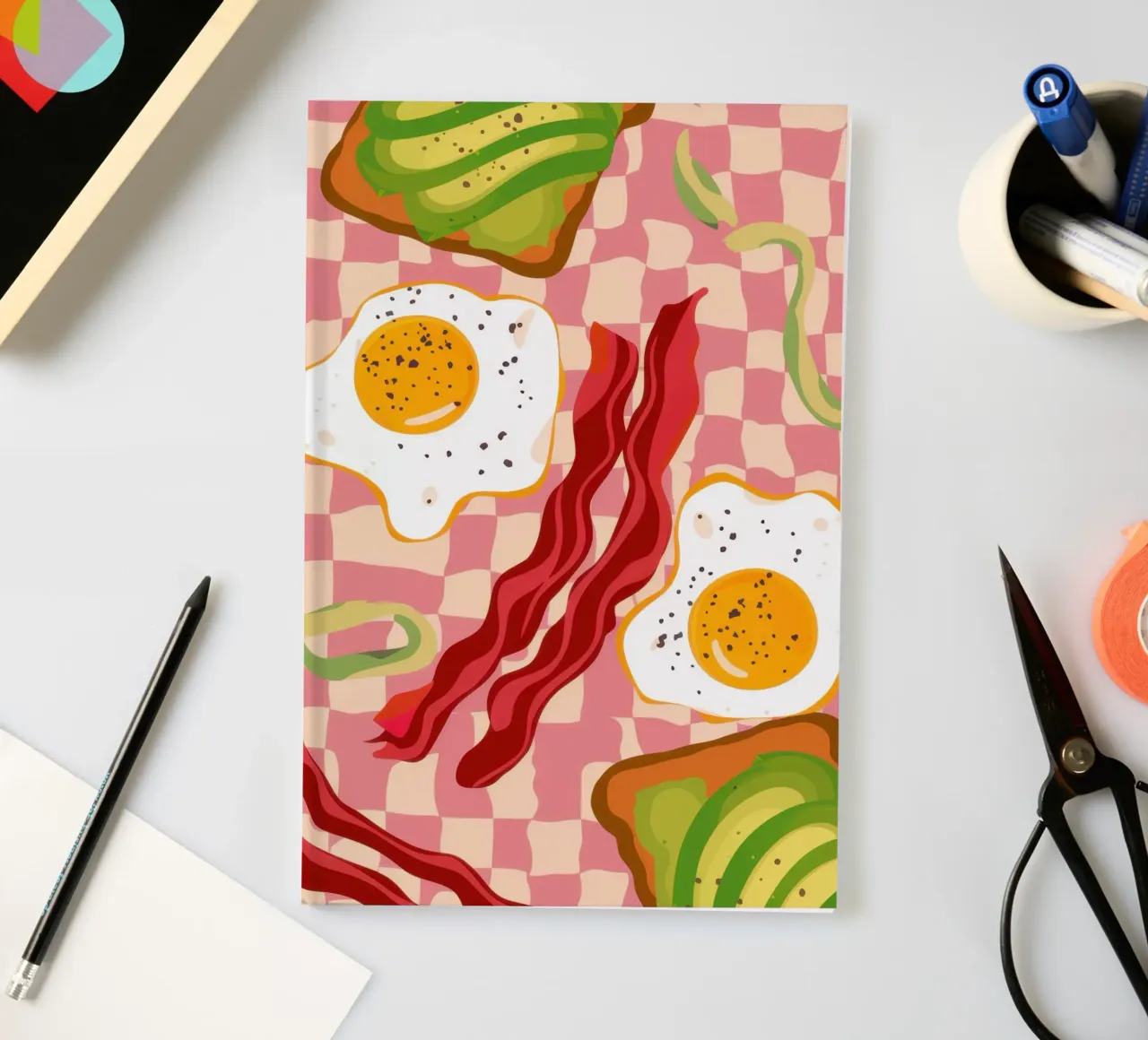 Uova e pancetta a scacchi diario da Lyra Glaze