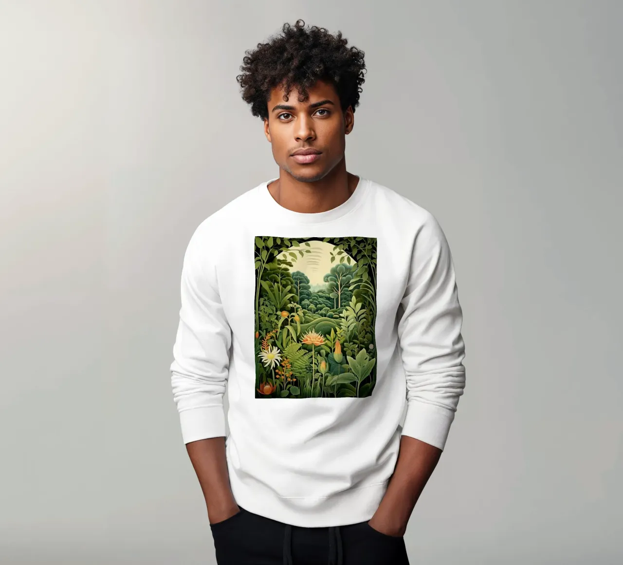 Henri Rousseau - Foresta felpa da Günstiger Laden