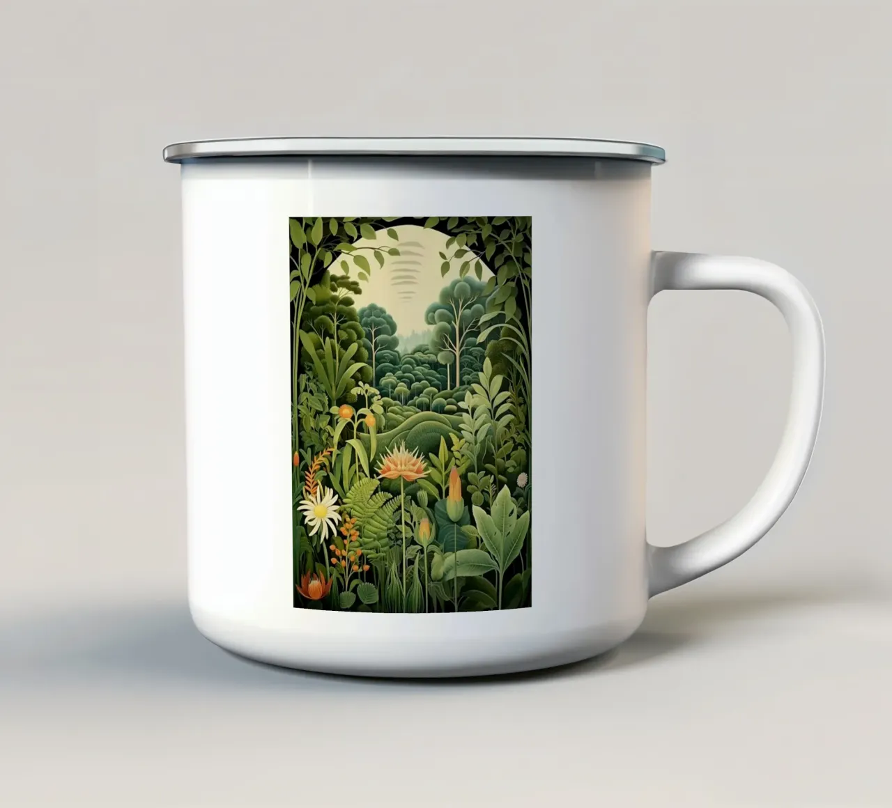 Henri Rousseau - Foresta tazza in smalto da Günstiger Laden