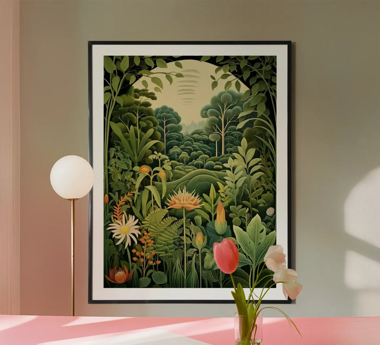 Henri Rousseau - Foresta poster da Günstiger Laden