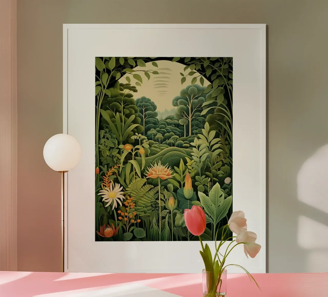 Henri Rousseau - Foresta poster da Günstiger Laden