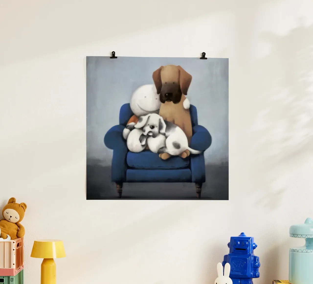 toujours à tes côtés doug hyde poster avec cadre en plastique de Hyde Hi