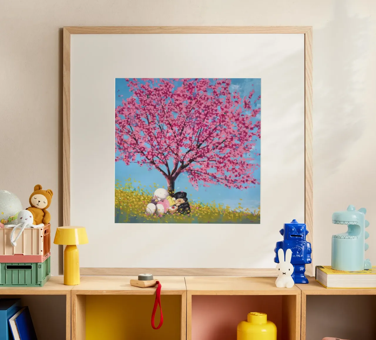 ciliegina sulla torta. doug hyde poster con telaio in legno da Hyde Hi