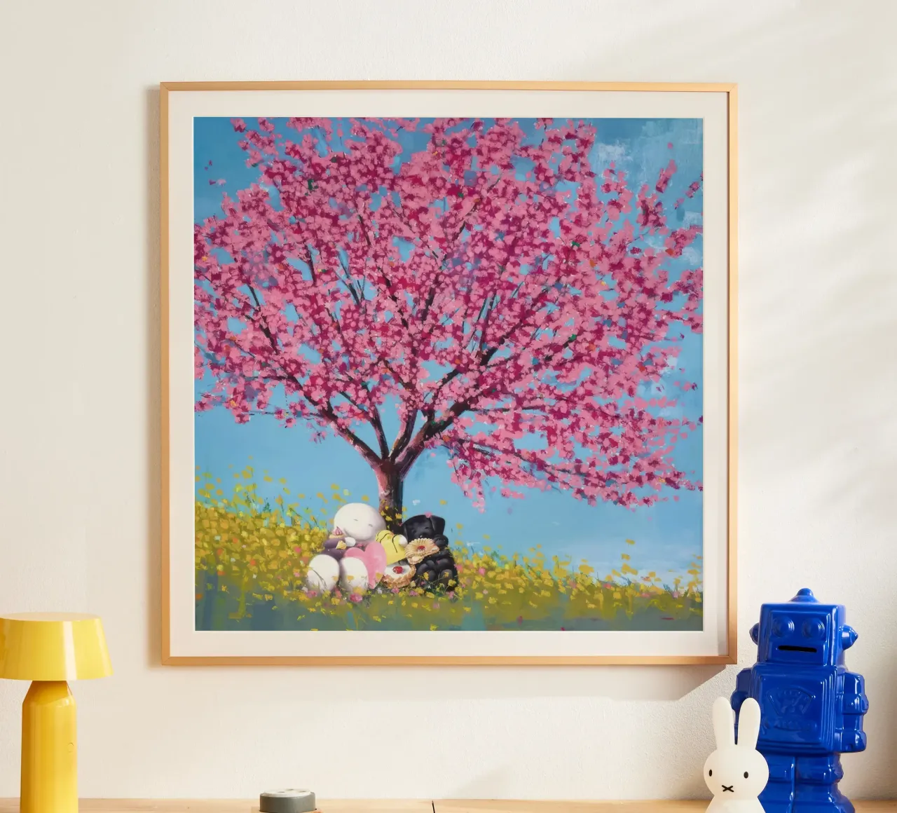 ciliegina sulla torta. doug hyde poster con telaio in legno da Hyde Hi