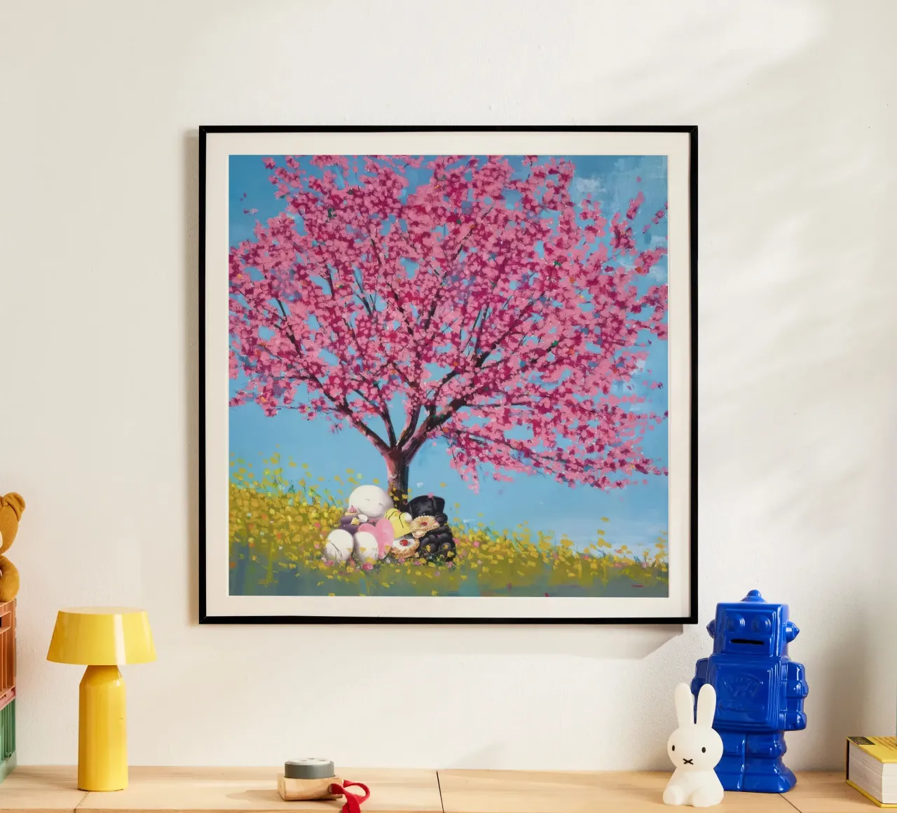 ciliegina sulla torta. doug hyde poster con telaio in legno da Hyde Hi