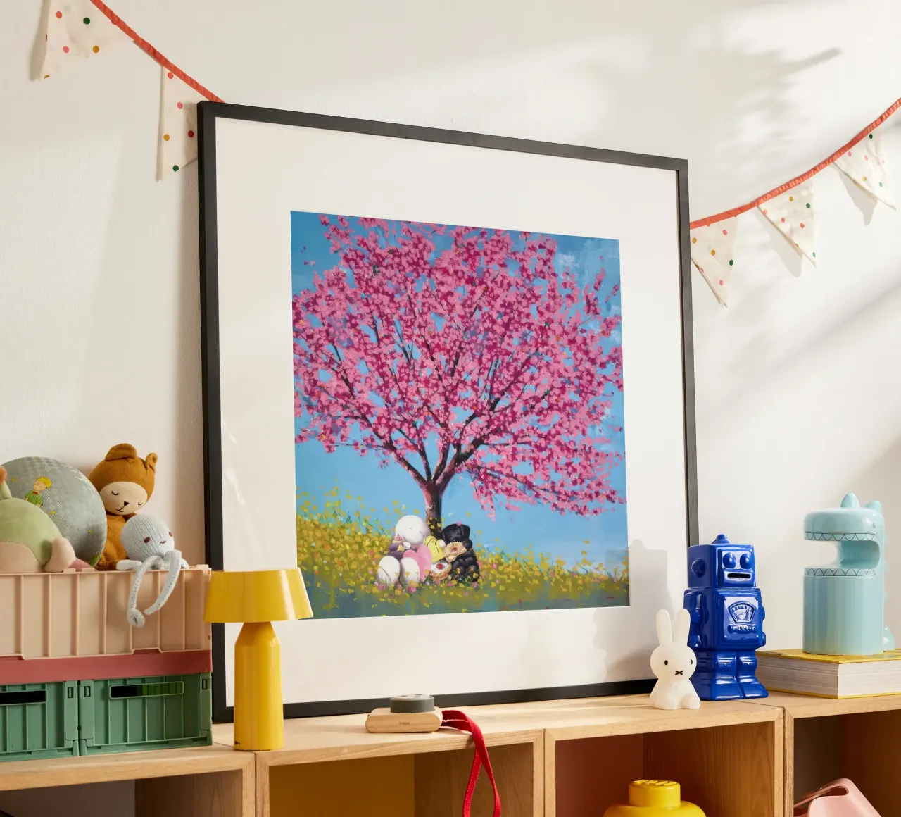 ciliegina sulla torta. doug hyde poster con telaio in legno da Hyde Hi