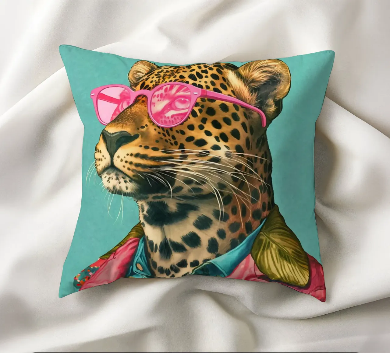 Casual Leopard Cool Performance cuscino da Andrea Haase Animal Love