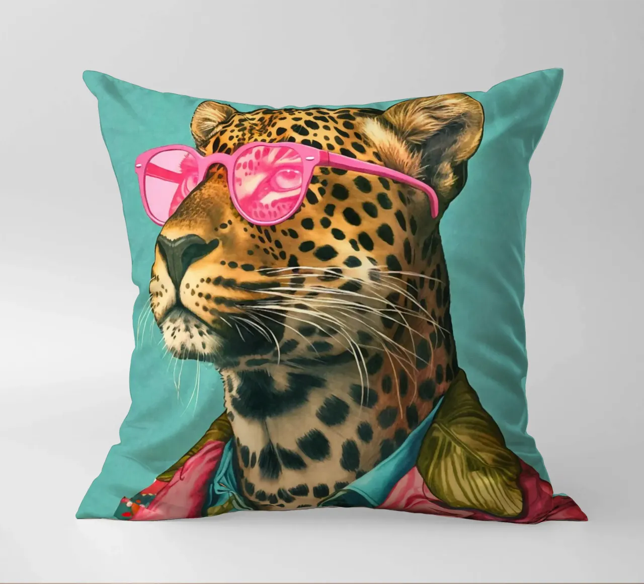 Casual Leopard Cool Performance cuscino da Andrea Haase Animal Love