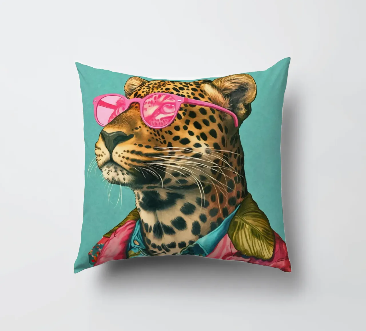 Casual Leopard Cool Performance cuscino da Andrea Haase Animal Love