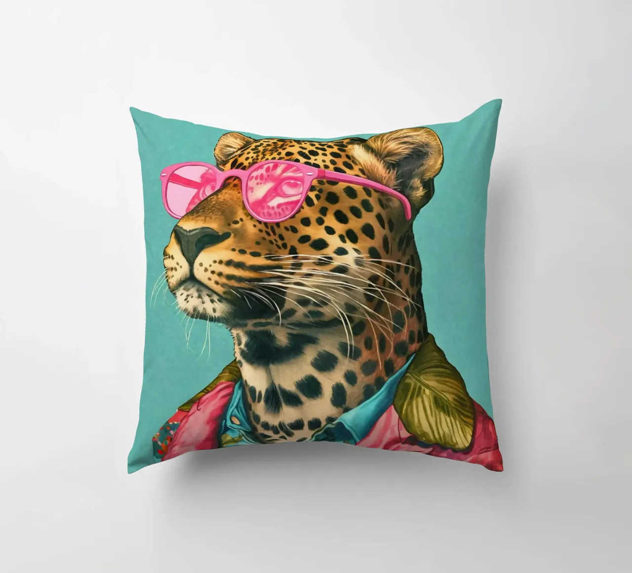 Casual Leopard Cool Performance cuscino da Andrea Haase Animal Love