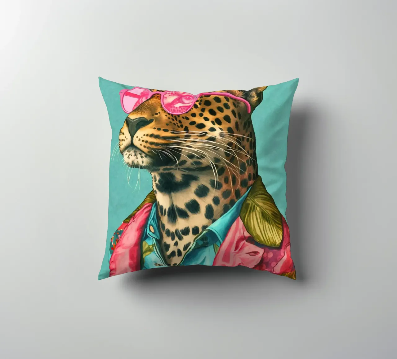 Casual Leopard Cool Performance cuscino da Andrea Haase Animal Love