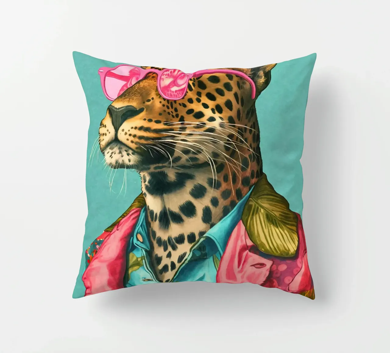 Casual Leopard Cool Performance cuscino da Andrea Haase Animal Love