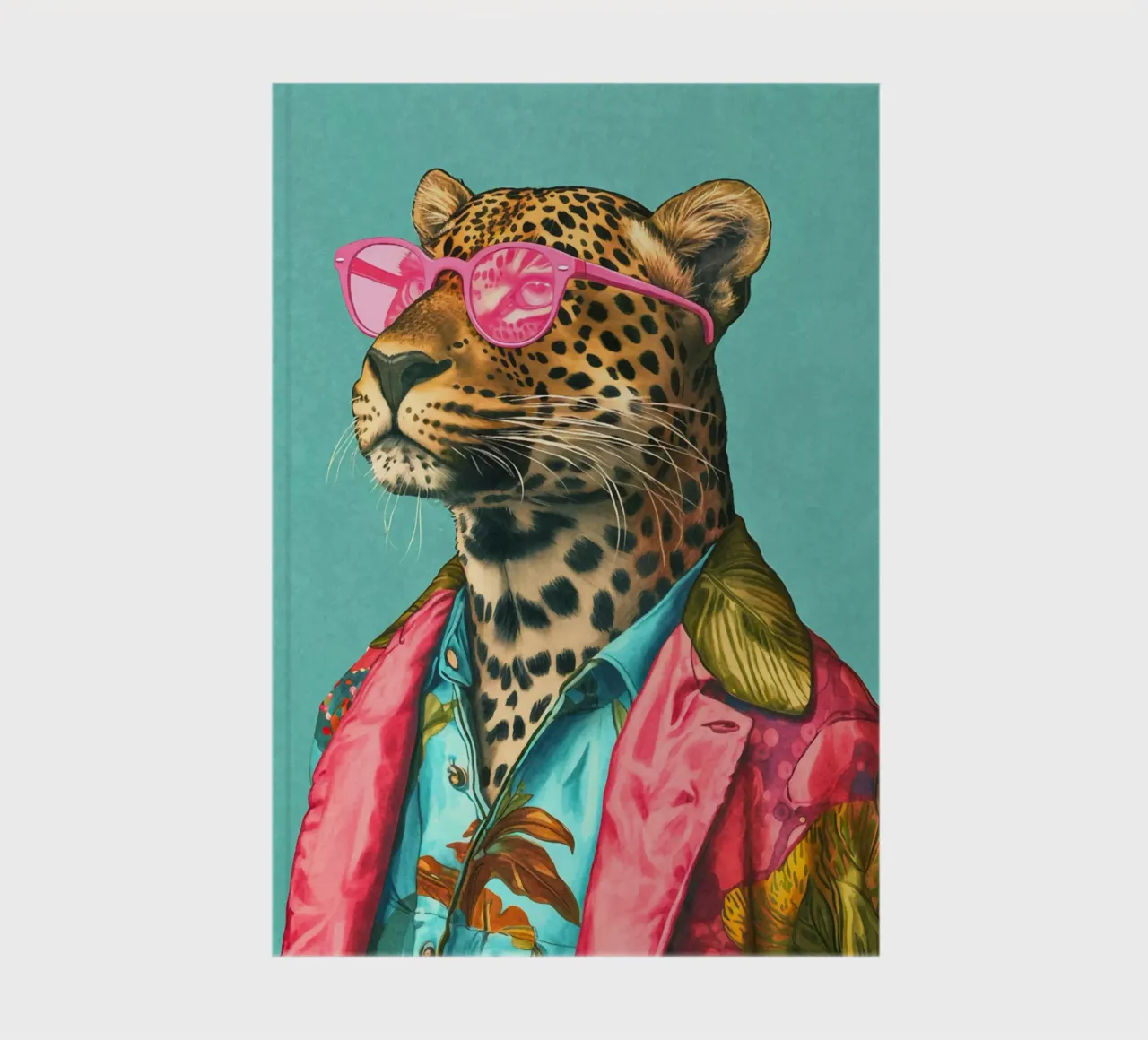 Casual Leopard Cool Performance notebook by Andrea Haase Animal Love