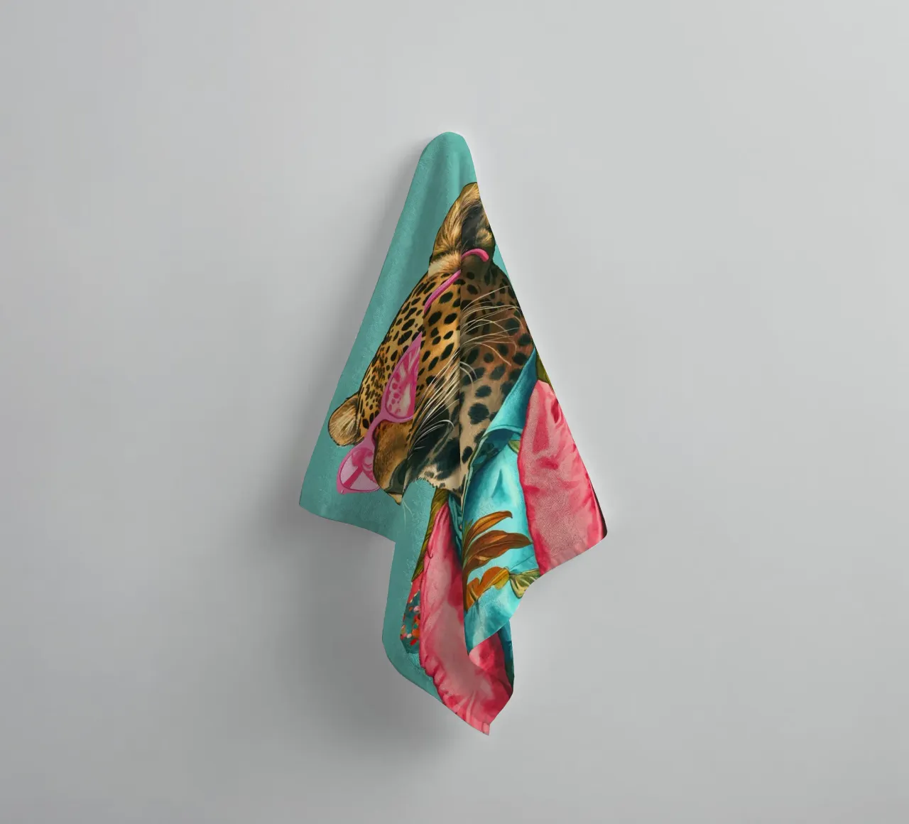 Casual Leopard Cool Performance asciugamano da bagno da Andrea Haase Animal Love