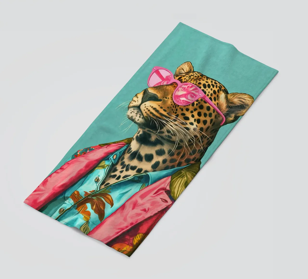 Casual Leopard Cool Performance telo mare da Andrea Haase Animal Love