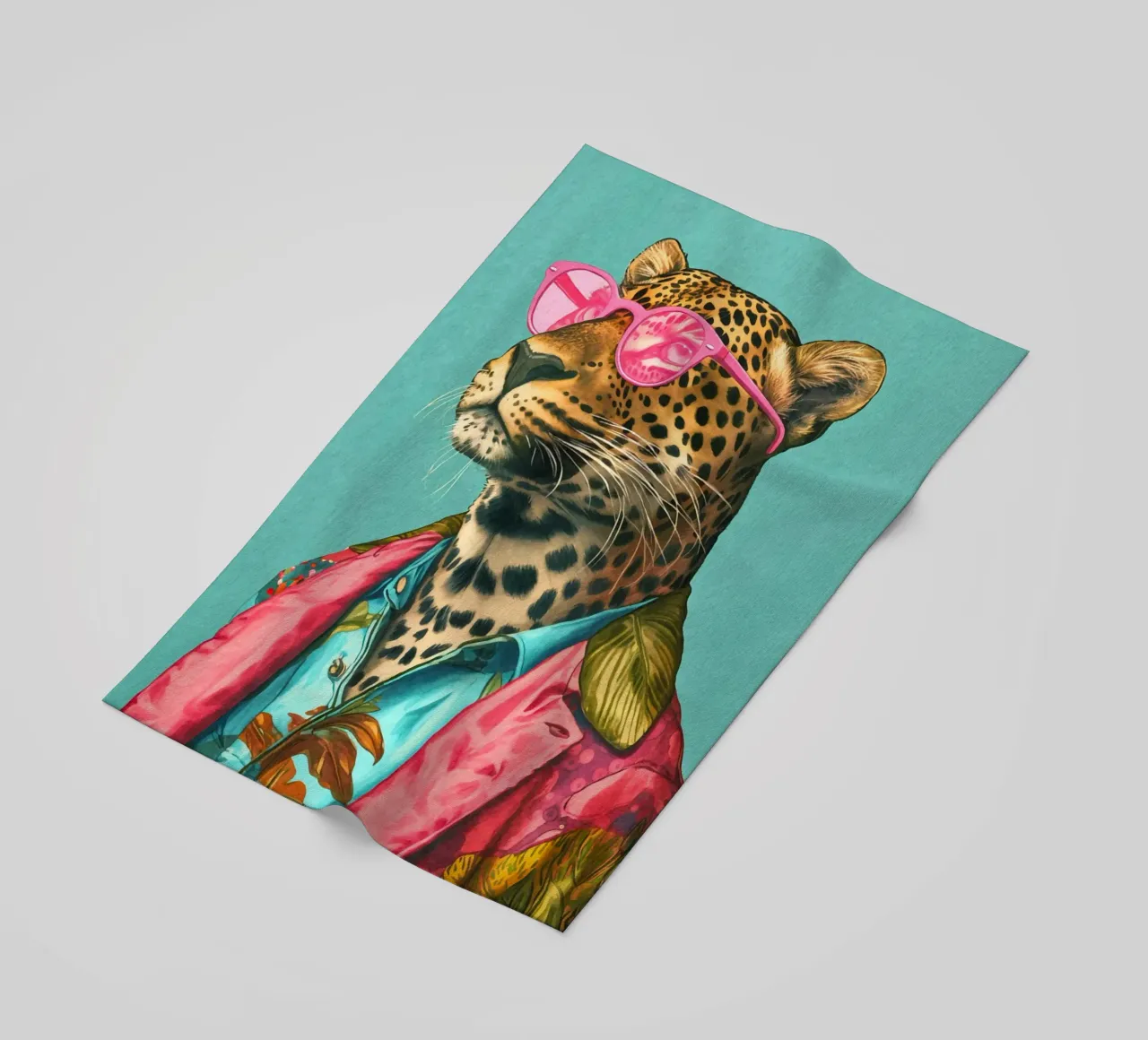 Casual Leopard Cool Performance telo mare da Andrea Haase Animal Love