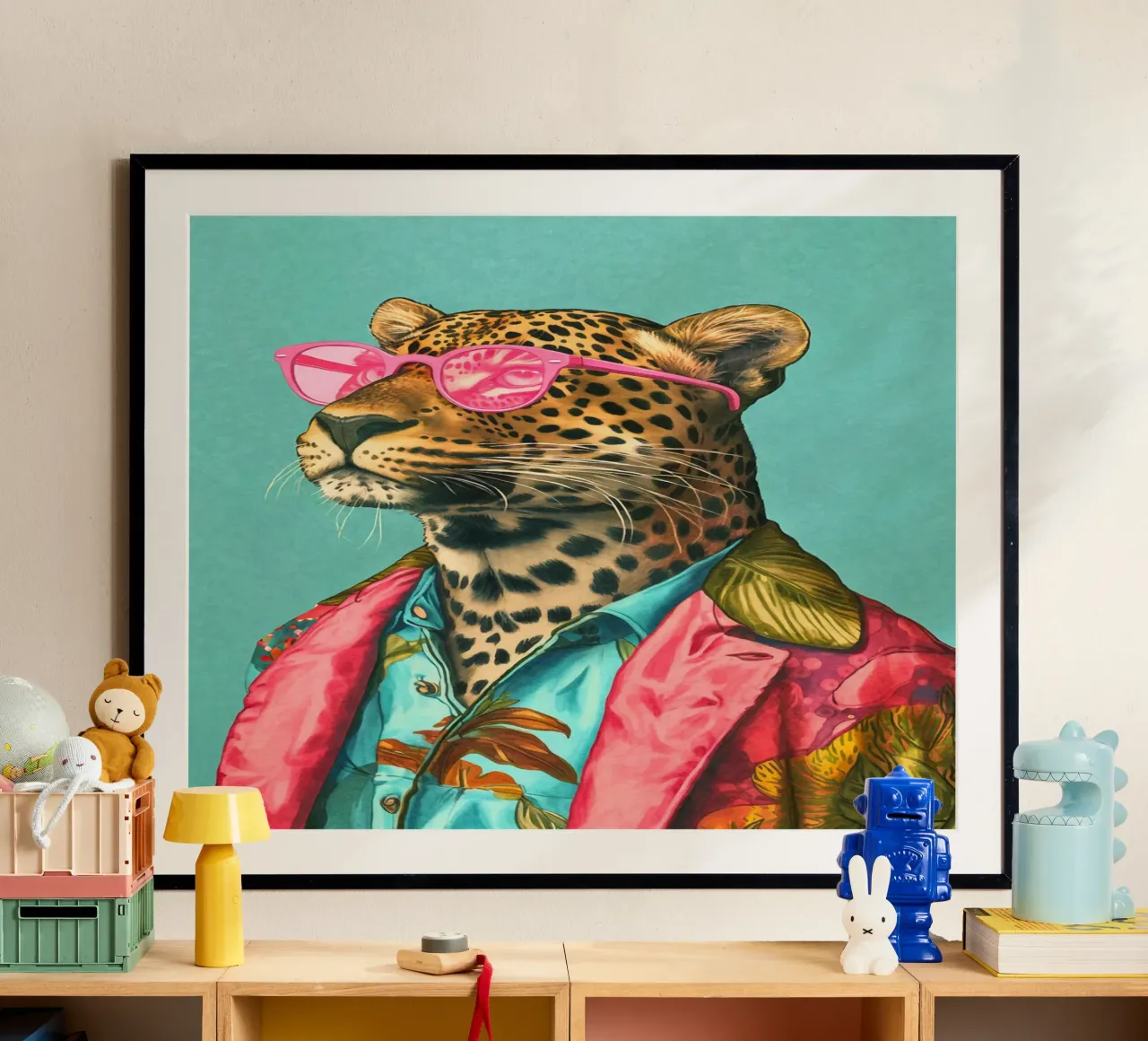 Casual Leopard Cool Performance poster de Andrea Haase Animal Love