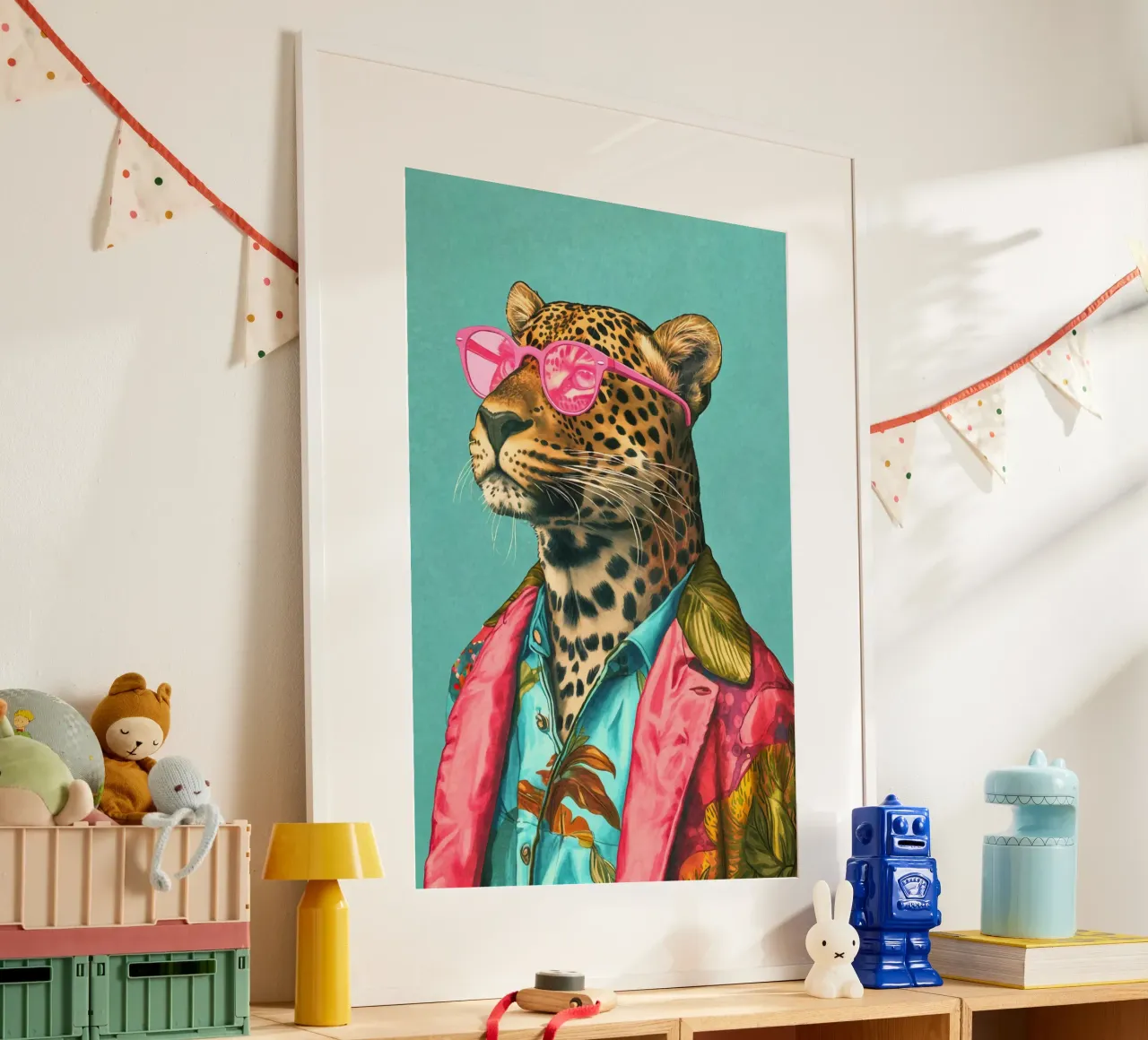 Casual Leopard Cool Performance poster de Andrea Haase Animal Love