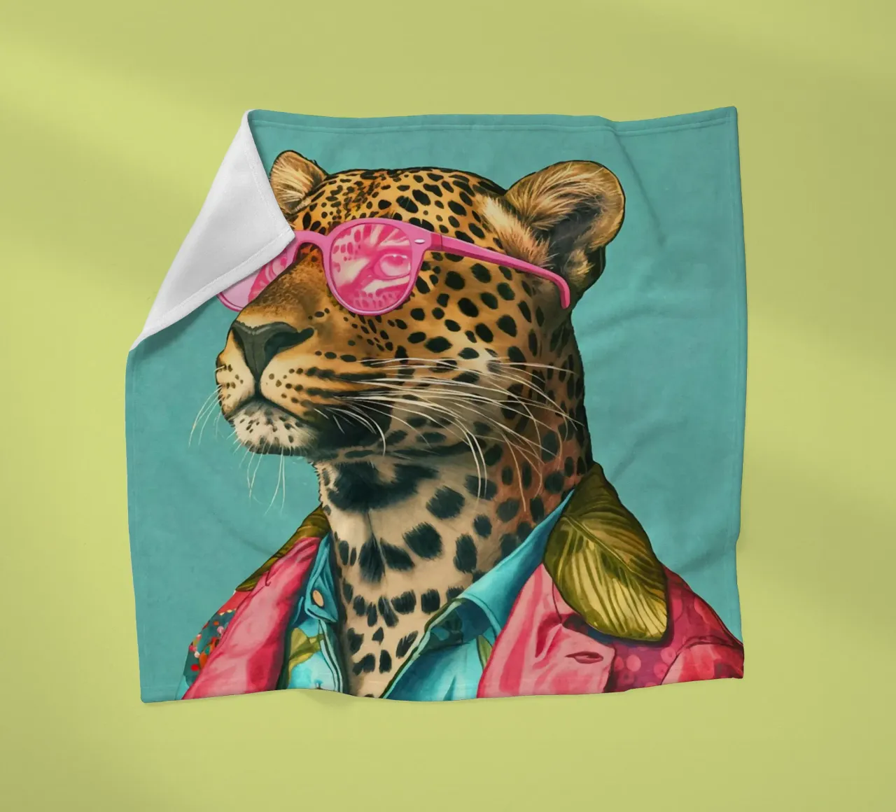 Casual Leopard Cool Performance coperta in pile da Andrea Haase Animal Love