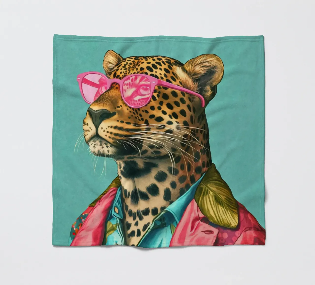 Casual Leopard Cool Performance coperta in pile da Andrea Haase Animal Love