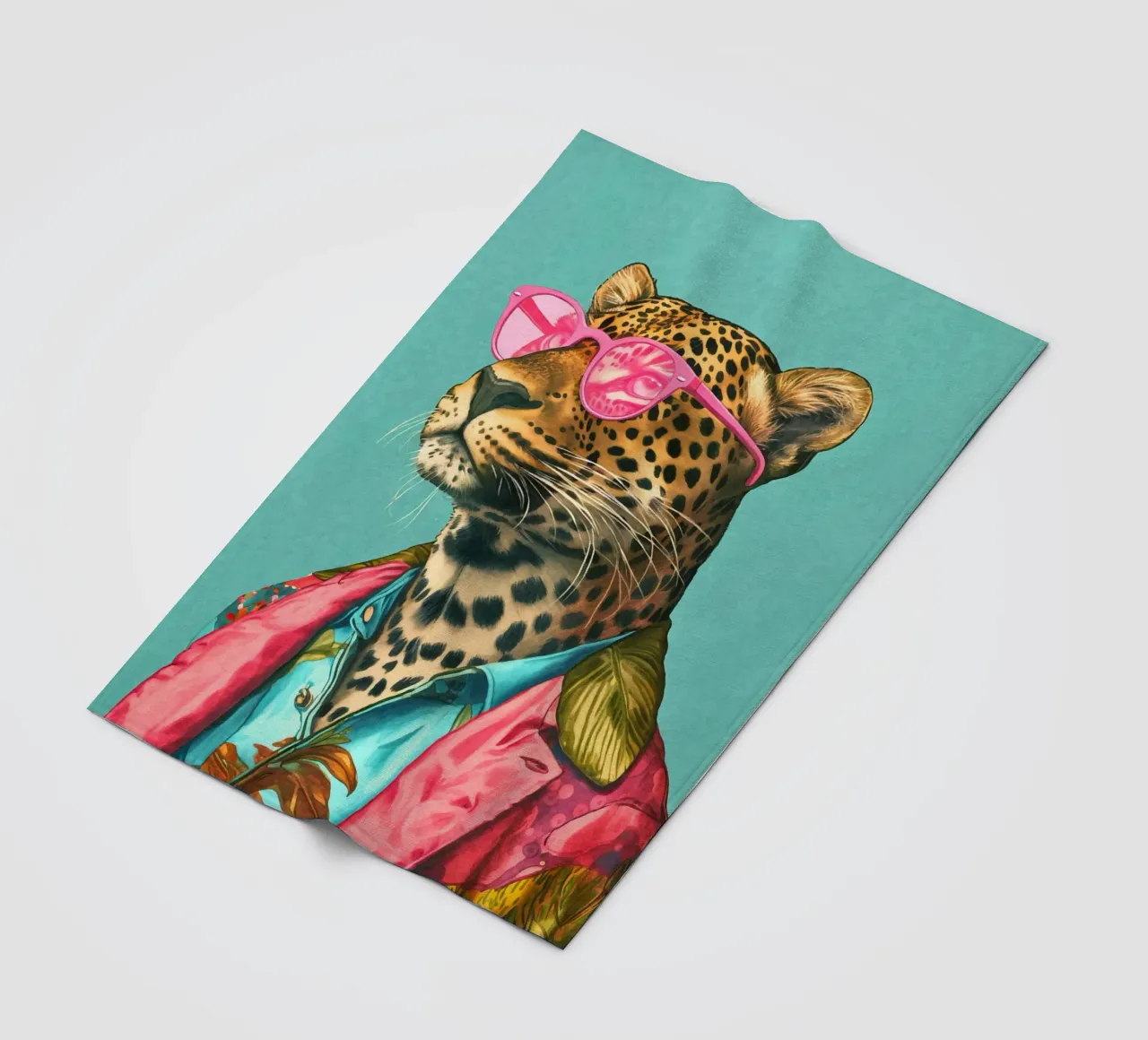 Casual Leopard Cool Performance coperta in pile da Andrea Haase Animal Love
