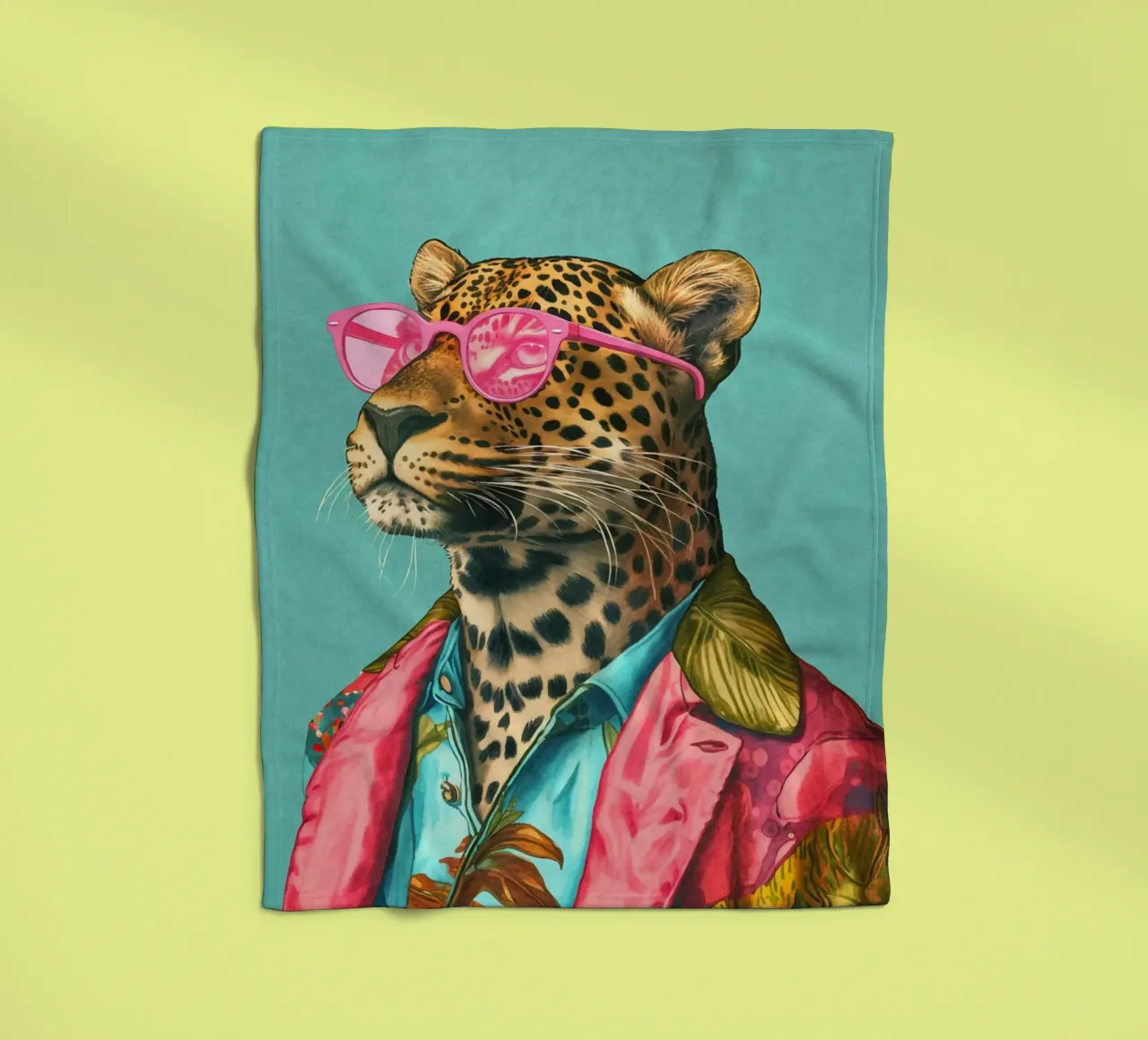 Casual Leopard Cool Performance coperta in pile da Andrea Haase Animal Love
