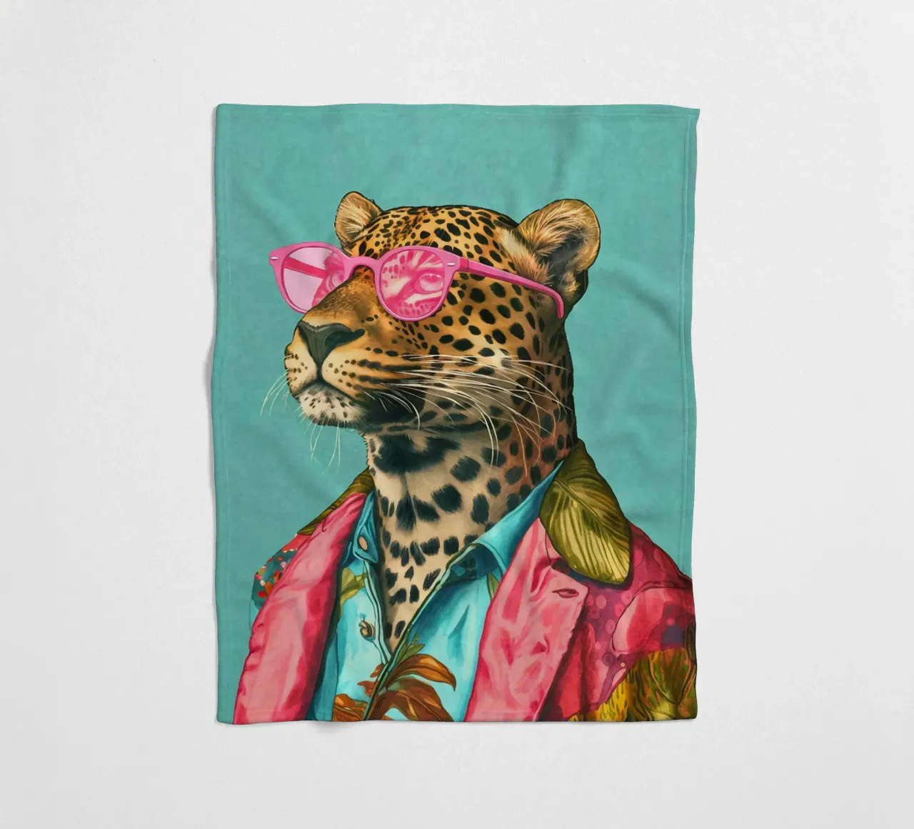 Casual Leopard Cool Performance coperta in pile da Andrea Haase Animal Love