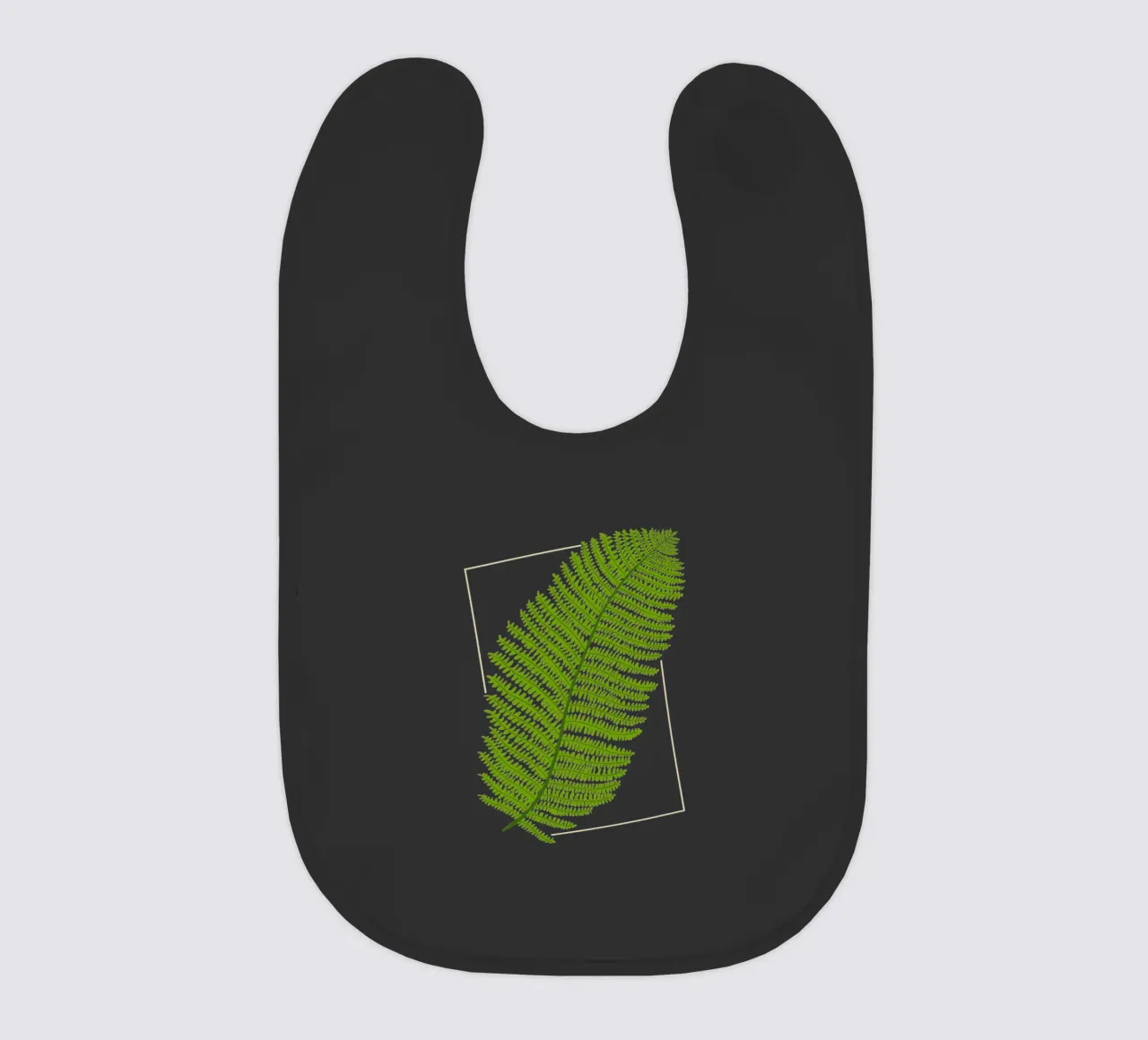 Fern baby bib by TijanaArtStudio88