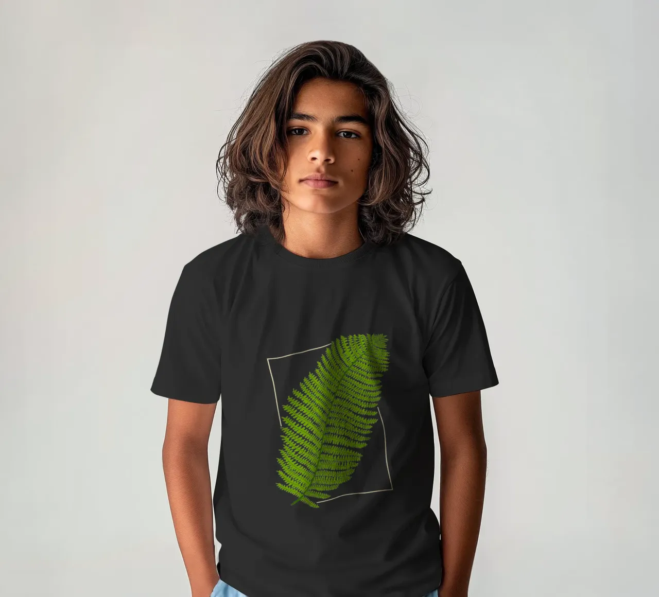 Fern t-shirt bambini da TijanaArtStudio88