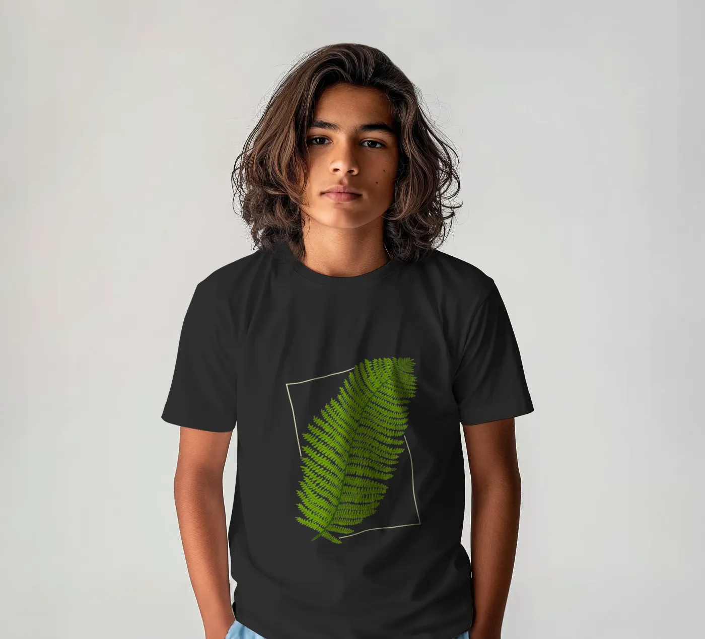 Fern t-shirt bambini da TijanaArtStudio88