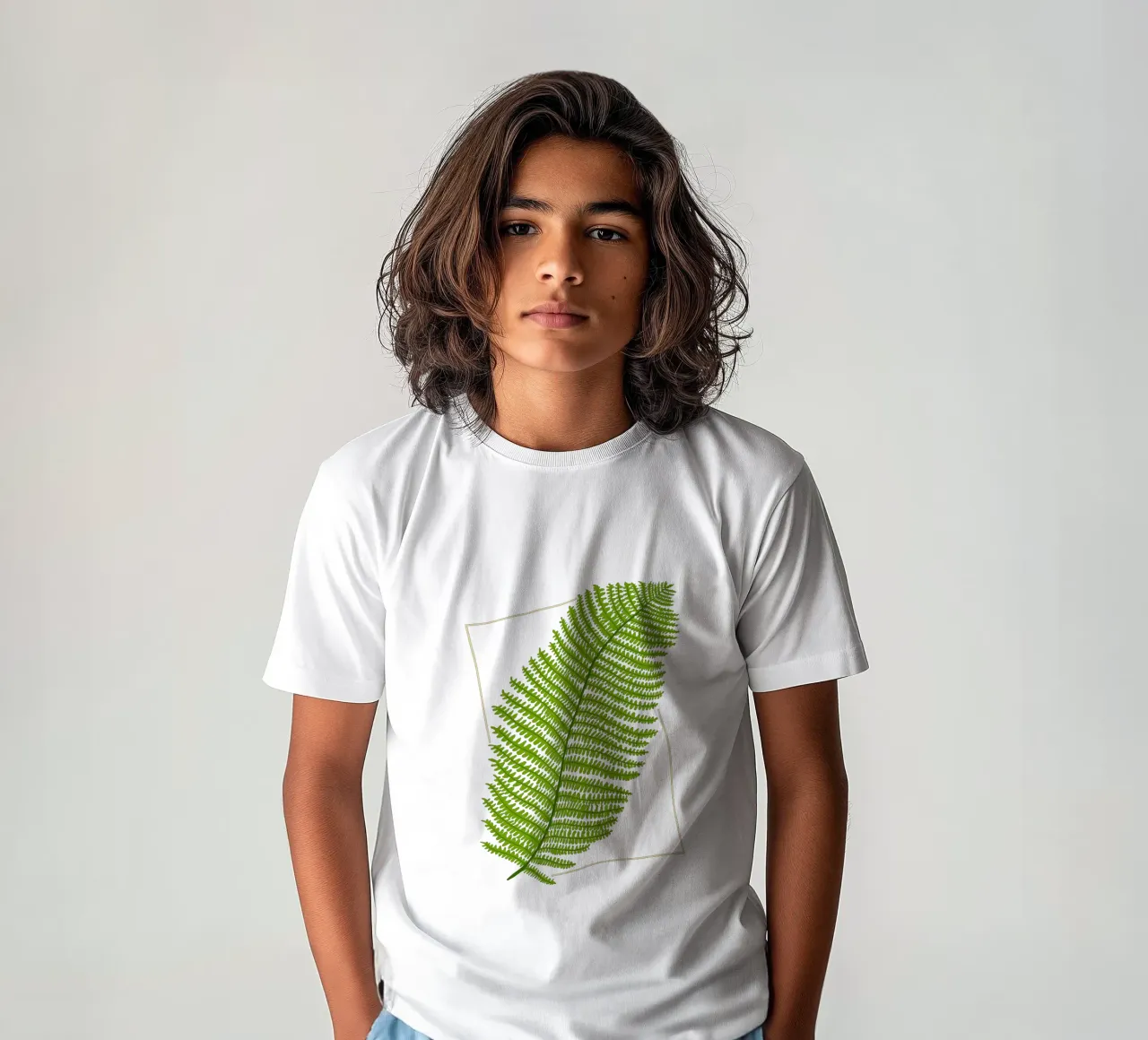 Fern t-shirt bambini da TijanaArtStudio88