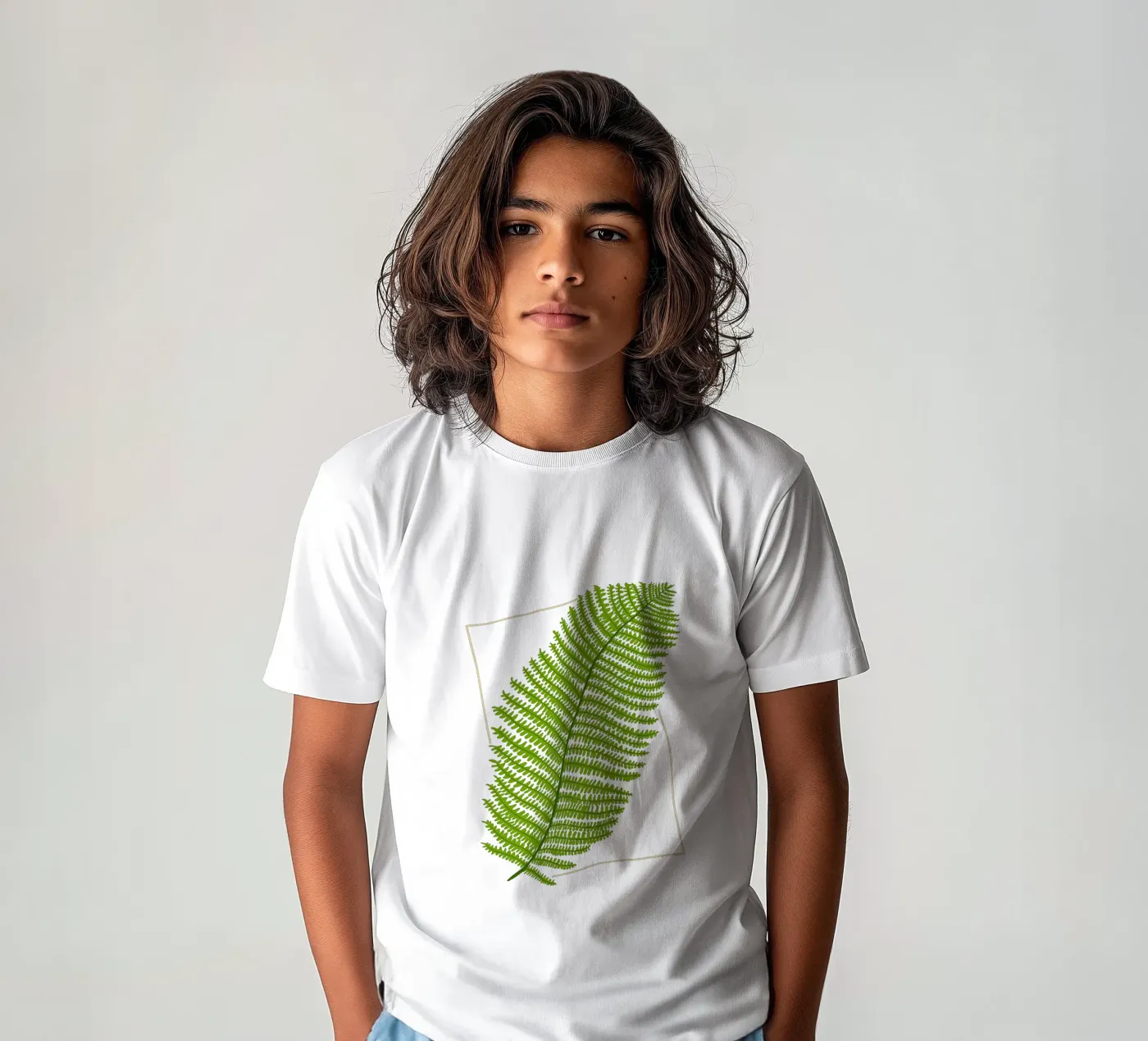Fern t-shirt bambini da TijanaArtStudio88