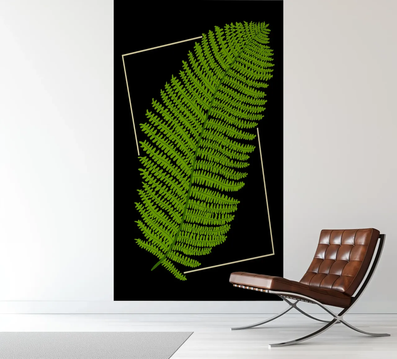 Fern fotobehang van TijanaArtStudio88
