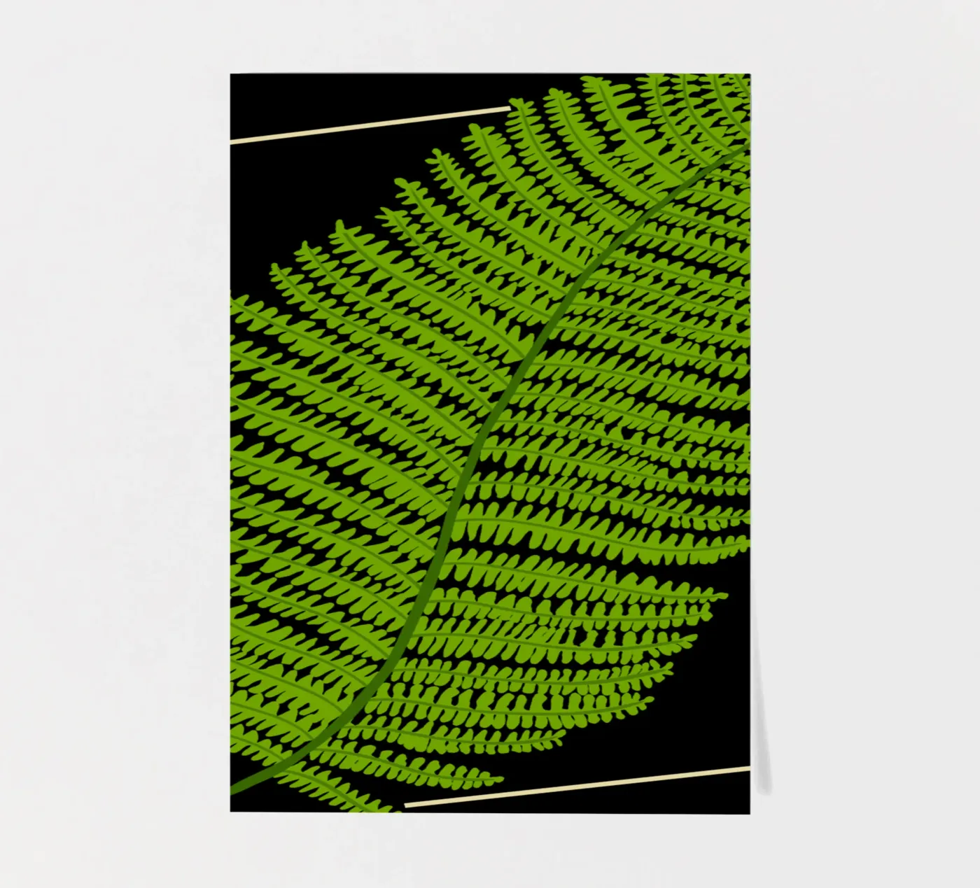 Fern stickervel van TijanaArtStudio88