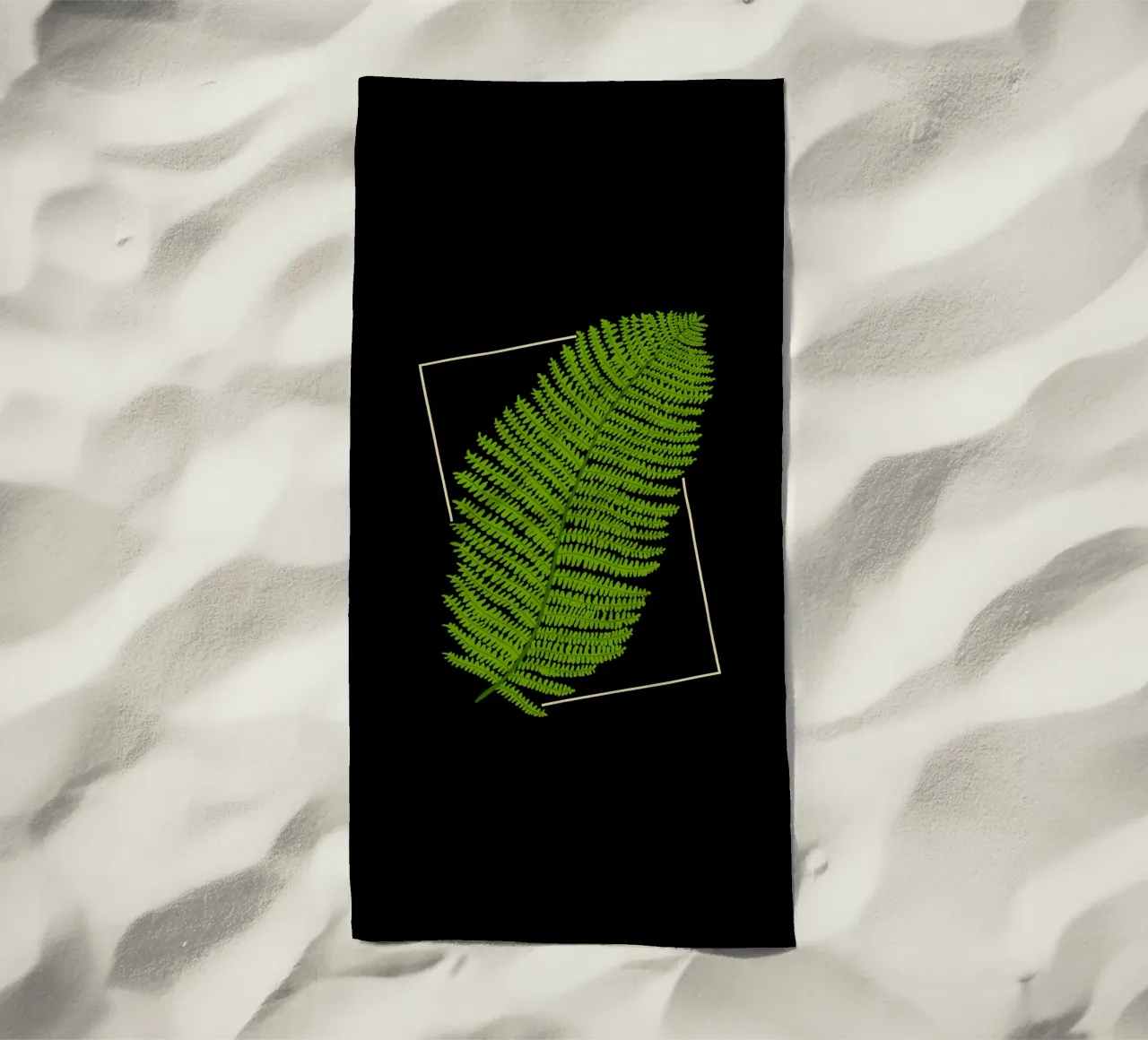 Fern serviette de plage de TijanaArtStudio88