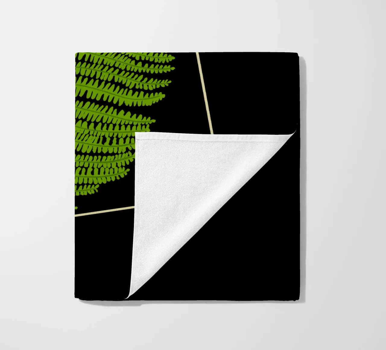 Fern serviette de plage de TijanaArtStudio88