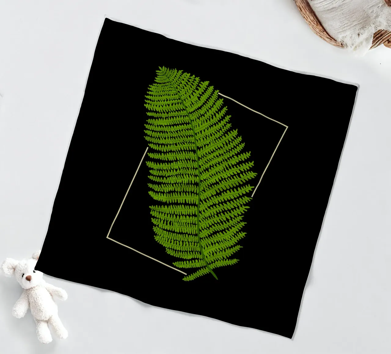 Fern Fleecedecke von TijanaArtStudio88